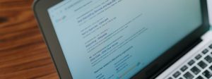 Conceito do algoritmo do Google com resultados de busca