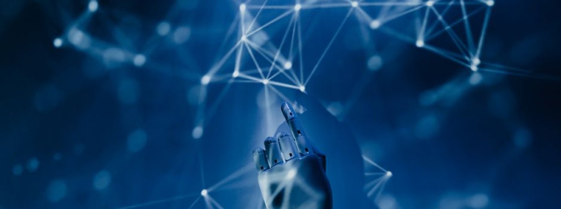 Transformação digital de negócios com inteligência artificial.